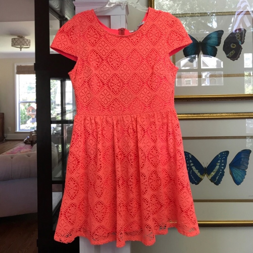 Lover + friends fit and flare dress